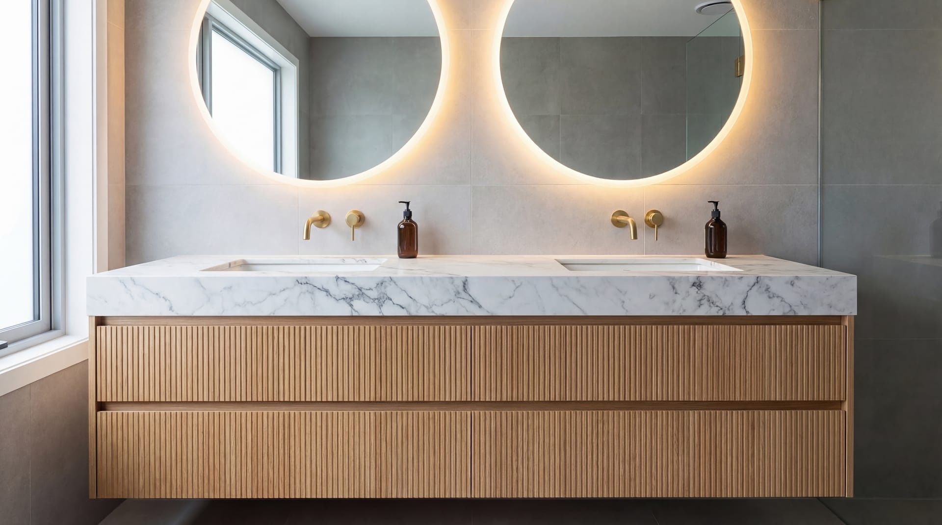 Custom glass mirror installation — Built By Glass, Toronto GTA