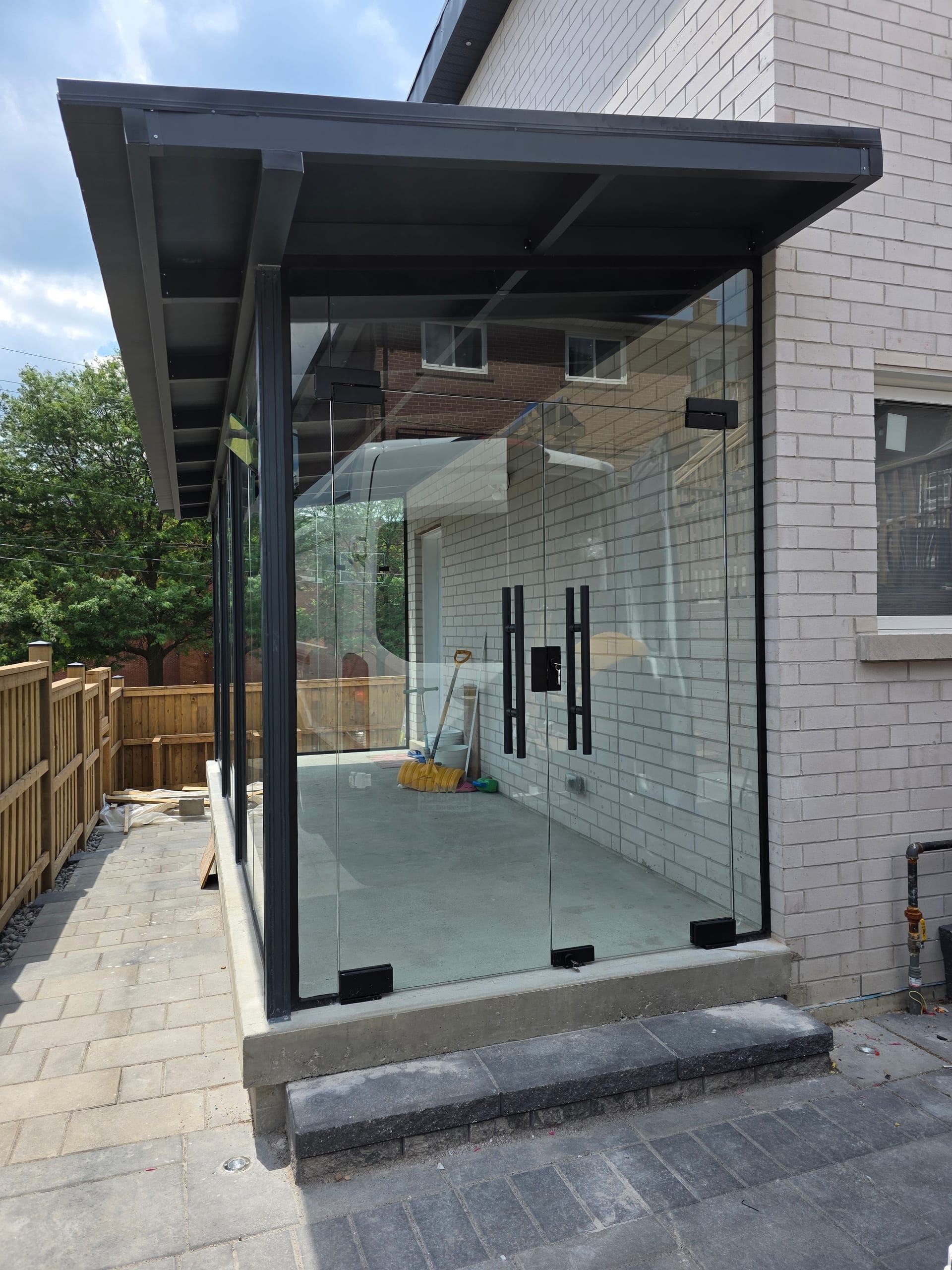 Custom glass installation in Stouffville — Built By Glass, York Region