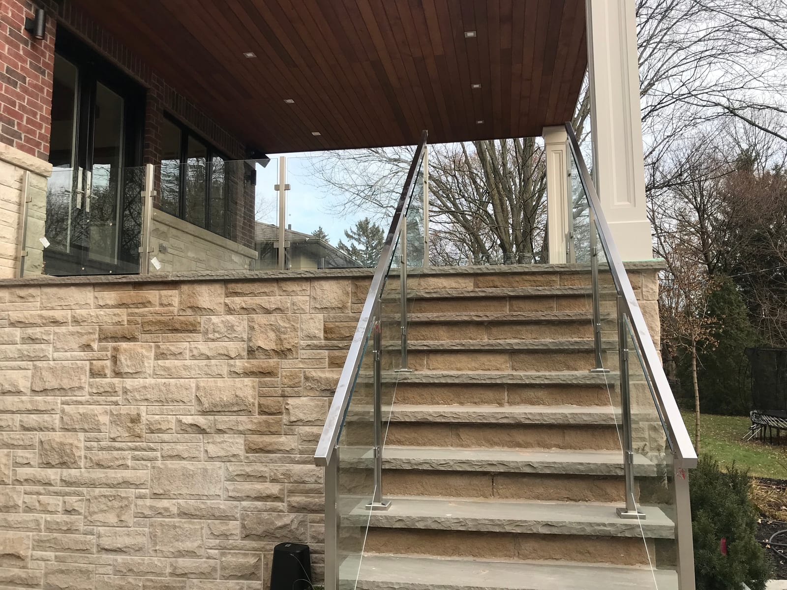 Exterior glass railing — Built By Glass