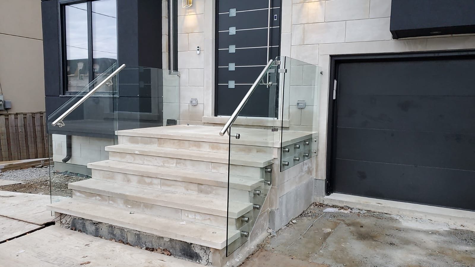Exterior glass railing — Built By Glass