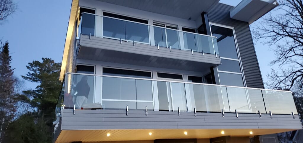 Exterior glass railing — Built By Glass