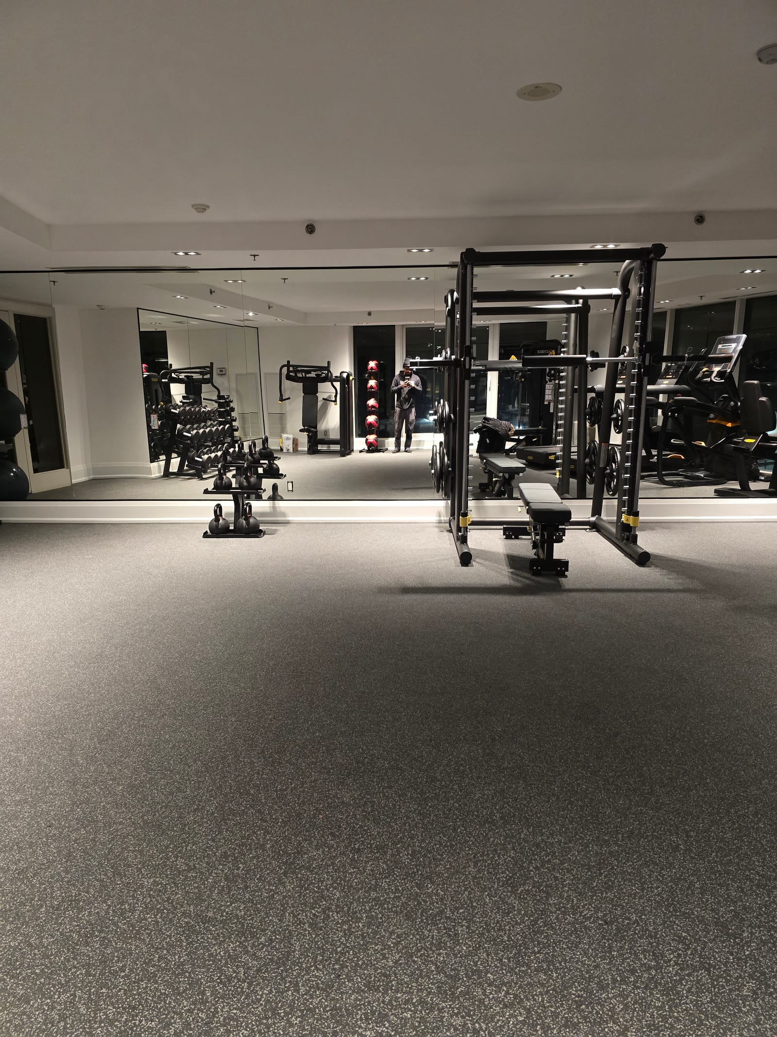 Fitness studio wall mirror installation — Built By Glass GTA