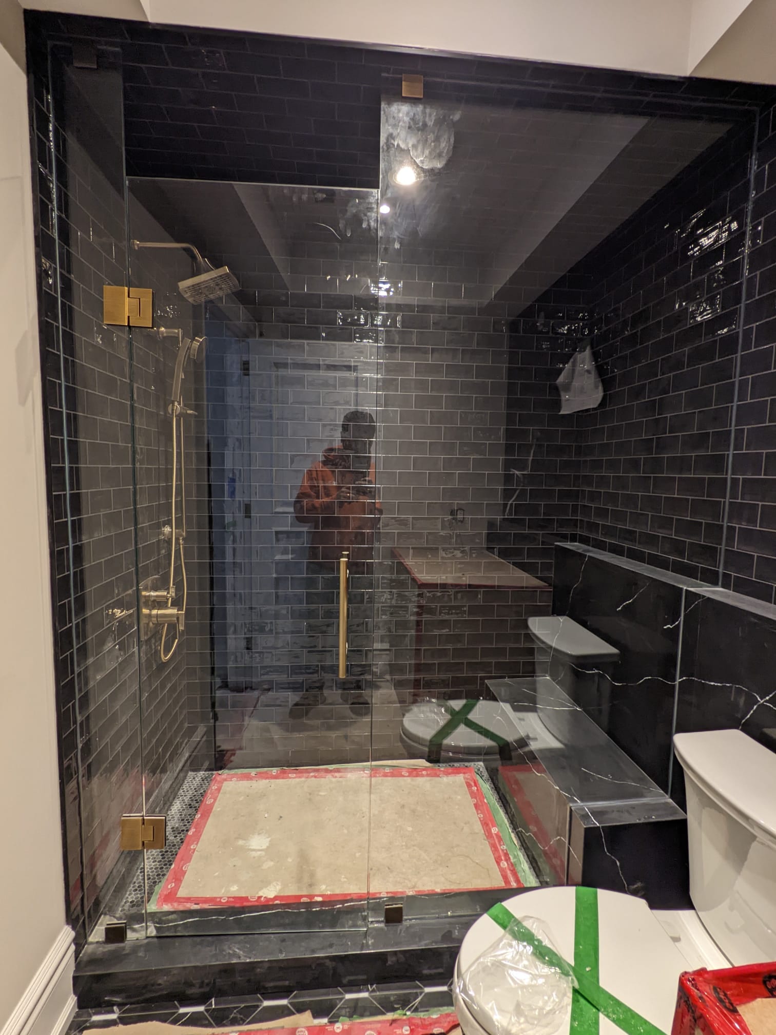 Frameless glass shower enclosure — Built By Glass