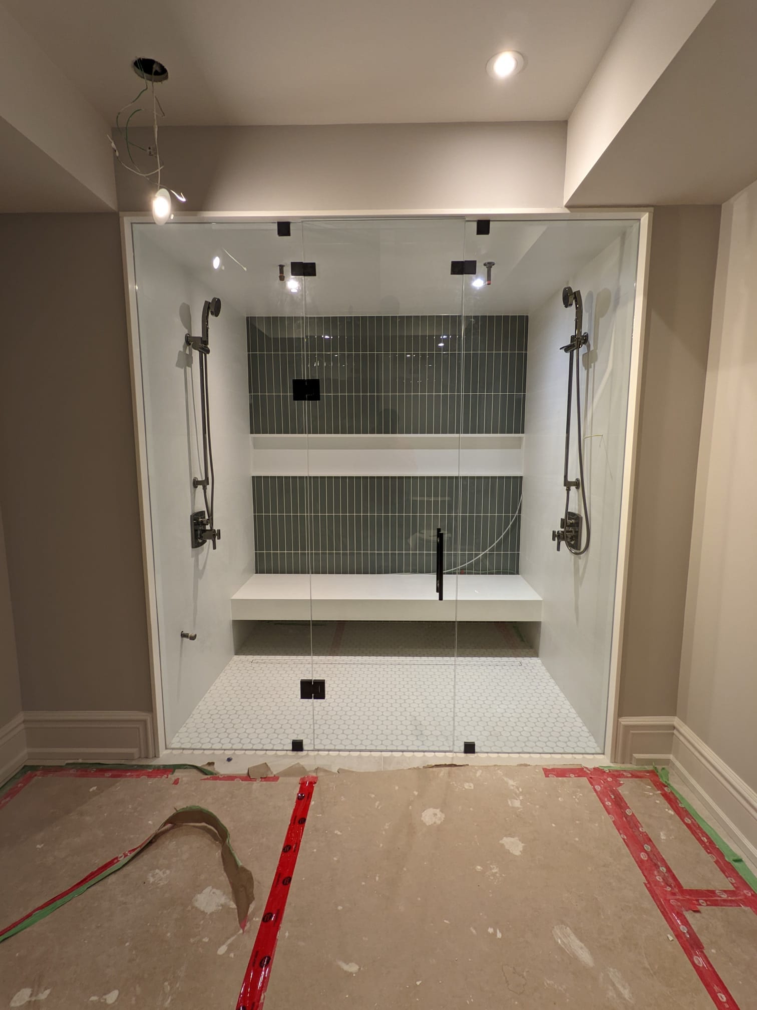 Frameless glass shower enclosure — Built By Glass