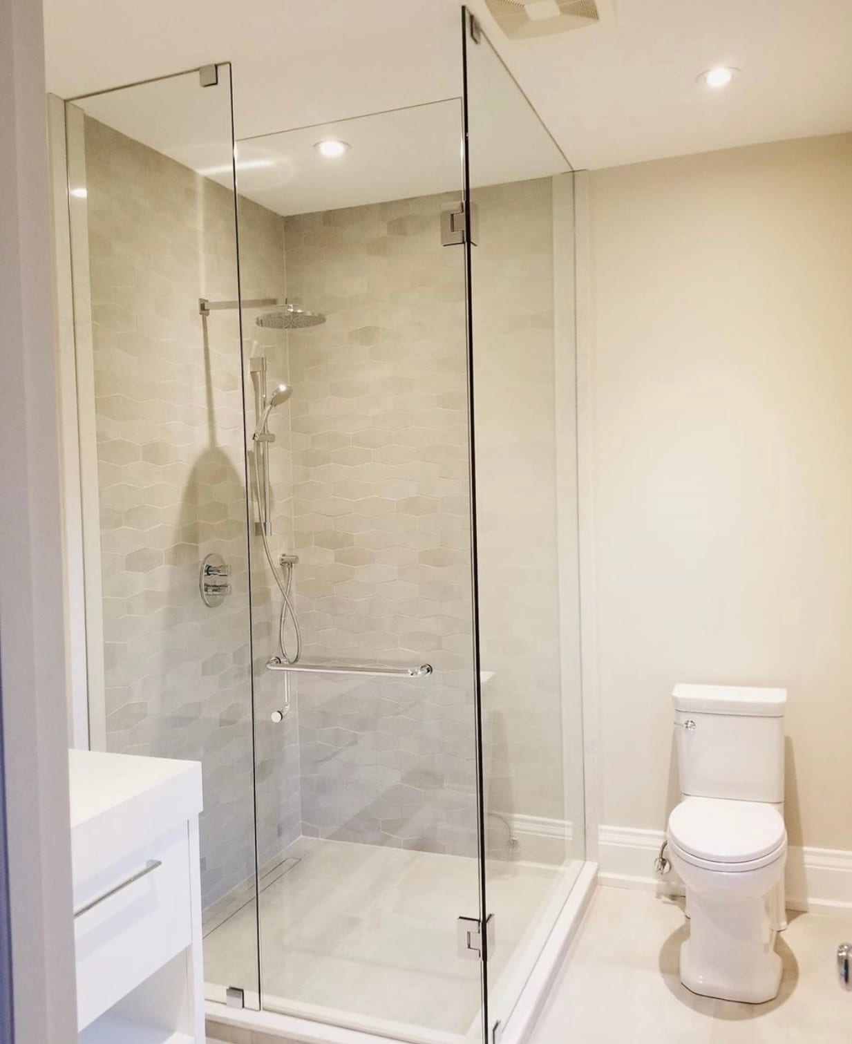Frameless glass shower enclosure — Built By Glass