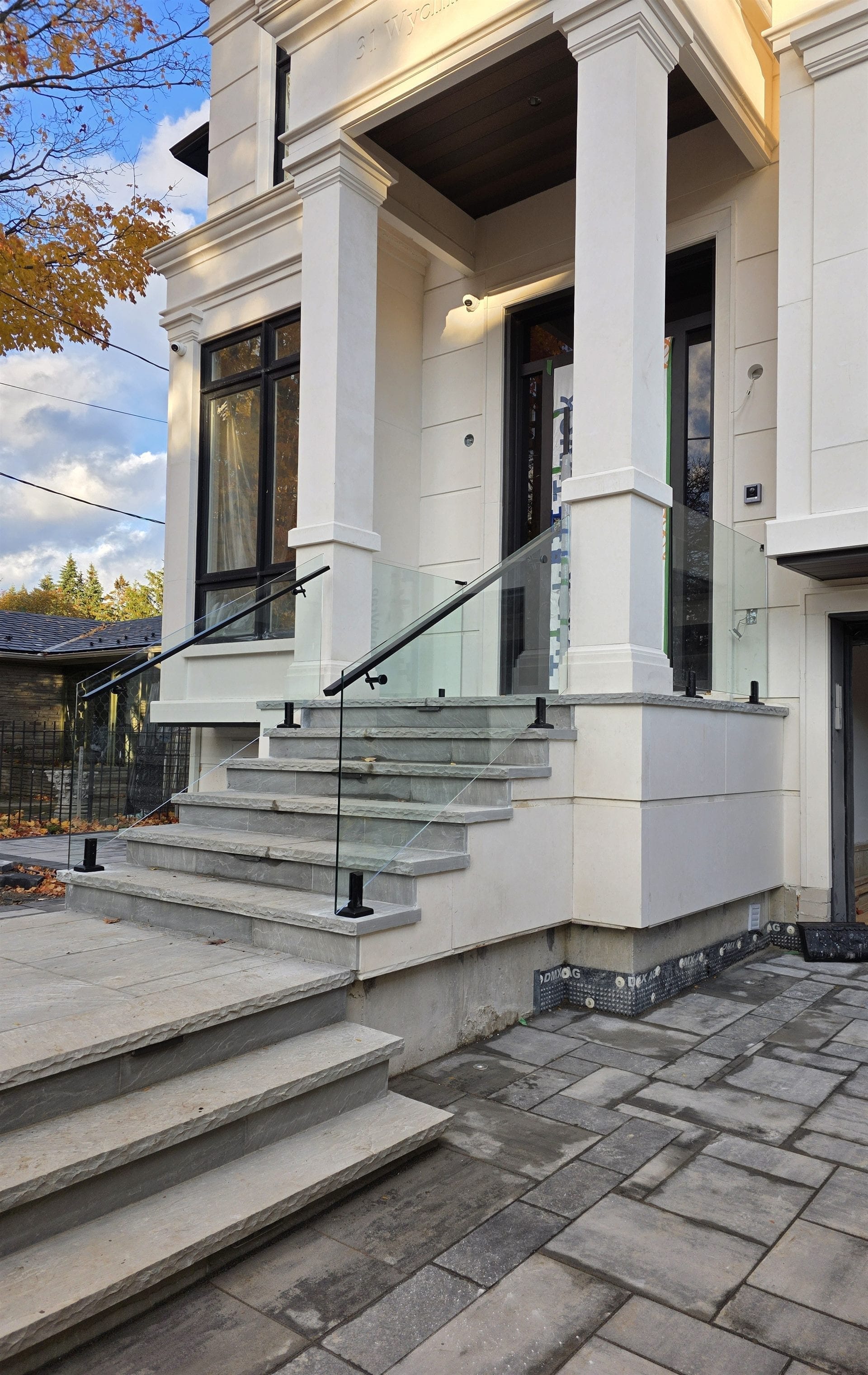 Luxury frameless glass and railing installation in Vaughan — Built By Glass GTA