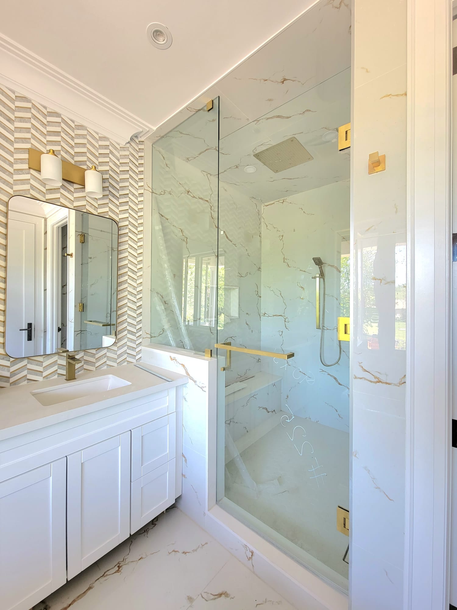 Frameless glass shower enclosure — Built By Glass